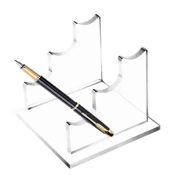 Прозрачен Тенис на Акрилни държач за химикалки, Прозрачна поставка за химикалки поставка за вежди и кисточек за грим, писалка, молив и акрилен дисплей за писалки