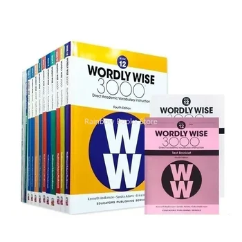 35 бр./КОМПЛ. WORLDLY WISE 3000 Book K-12 IELTS, TOEFL Разширяване на лексика на Английски Думи Начинаещи-Тест Книжка Обучение за деца