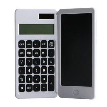 Слънчев калкулатор, ръчен калкулатор с бяла дъска за писане, финансов офис за ученици, калкулатор