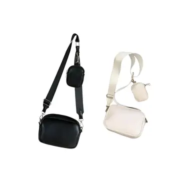 Чанта през рамо, водоустойчив модерна чанта с регулируема пагон, малка мъжка чанта, чанта през рамо за офис пътувания, мъжки чанти