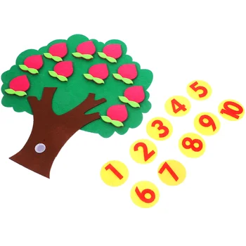 Цифрови когнитивни играчки плодно дръвче Нетканая Комбинационная игра За детска градина модул за Обучение Брой двойки за деца