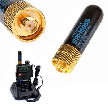 TG-UV2 Гореща Продажба 144/430 Mhz BF-888S SRH805S Радио VHF/UHF Baofeng Двухдиапазонная Антена Антена Дамски Двухдиапазонная