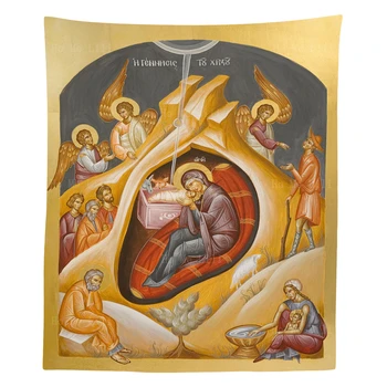 Мъченичество на Св. Маргарет, Коледа Със своите Ангели, Идването на Святия Дух, Религиозен Гоблен От Ho Me Pipi За Всекидневна декор