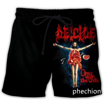 phechion/ Нови модни мъжки/дамски ежедневни панталони с 3D принтом БОГОУБИЙСТВО Band, новост, градинска дрехи, мъжки свободни спортни шорти L149