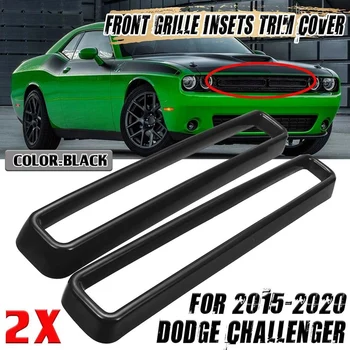 Протектор Топ Центъра На Състезателната Решетка На Радиатора Предна Броня На Колата За Dodge Challenger 2015-2020