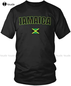 Нови Мъжки Тениски, Модерен Мъжки Флаг на Страната Ямайка, Тениска С Ямайским Флаг, Тениска С Къс Ръкав Унисекс, S-5Xl, Xs-5Xl, Подарък Към Поръчката