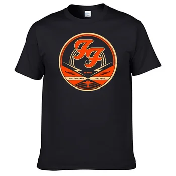 Foo Fighterss Тениска Унисекс от 100% памук, за мъже и жени на Най-продажбите N01