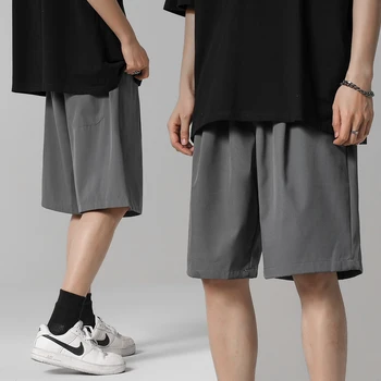 2023 Мъжки къси панталони-карго, прохладни летни обикновена шорти за бягане с много джобове, свободни шорти за експозиции, по-големи размери на мъжки къси панталони E20