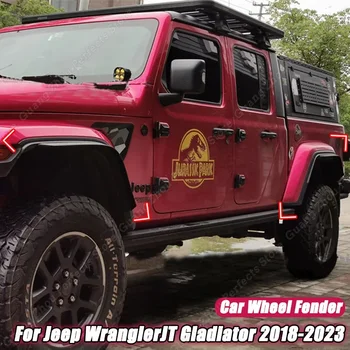 Предното И Задното Колело На Колата Ниско Крило Арка Калник На Задно Колело Продължавам Ленти Комплекти Довършителни Jeep WranglerJT Gladiator 2018-2023