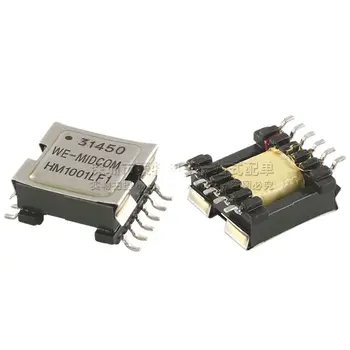 4бр/SMD внесени високочестотен импулсен трансформатор висока мощност 200UH 1:1 с множество изходи изолация 500VAC 31450R-LF1