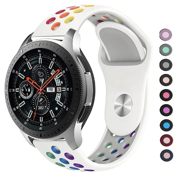 20 mm 22мм Силиконов Ремък За Samsung Galaxy 4 46мм 42мм 4 5 Active 2 Gear S3 Спортен гривна Huawei watch GT 2 2д pro каишка