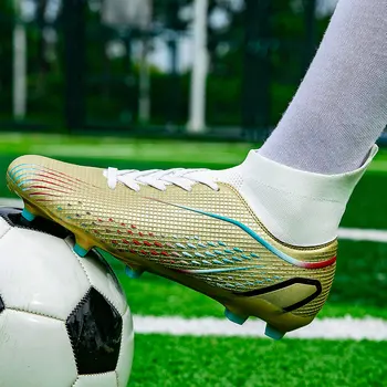 Футболни обувки Мъжки и женски ag с дълги нокти tf счупени нокти студентски момчета детски обувки за тренировка на изкуствена трева