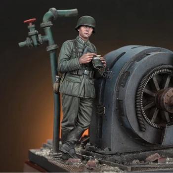 Колекция от модели от смола 1/35 GK, военна тема, в разглобено формата и неокрашенный 525 г.