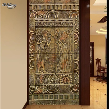 beibehang Стенни картини на съвременното изкуство за винтажной на египетската култура, на входа на хотела, начало декор, 3D пана, тапети