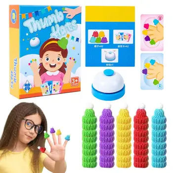 Ръчни пальчиковые кукли, мини-пальчиковые шляпные фокуси, Мултиплейър игра, дизайн на детски образователни играчки за рожден Ден, Великден