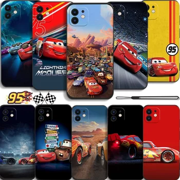 Cars Lightning McQueens Калъф За Телефон Xiaomi Redmi Note 12 11T 10 10S 9 Pro Plus 10В 9А 9В 9T K40 K50 K60 5G и 4G С Каишка За ръка
