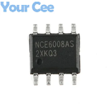 5шт NCE6008AS NCE6008 СОП-8 60V 8A N-канален чип MOS Field Effect Tube IC