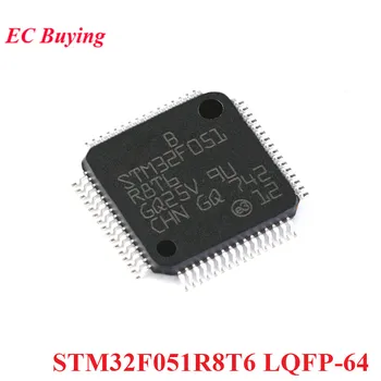 STM32F051R8T6 STM32F051 STM32 F051R8 F051R8T6 LQFP-64 Cortex-M0 32-битов Микроконтролер MCU Чип контролер IC Нов Оригинален