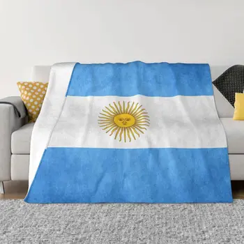 Аржентина Флаг на Аржентина Национален флаг на Аржентина Ультрамягкое одеяло от микрофлиса