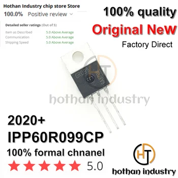 (1-10 бр) 100% чисто НОВ IPP60R099CP MOSFET N-Ch 650 В 31A TO220-3 CoolMOS CP