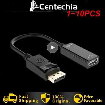 1 ~ 10ШТ Съвместими с DisplayPort и HDMI адаптер Конвертор Display Port Mini Male DP в Female TV кабел, За да се адаптират видео за PC TV