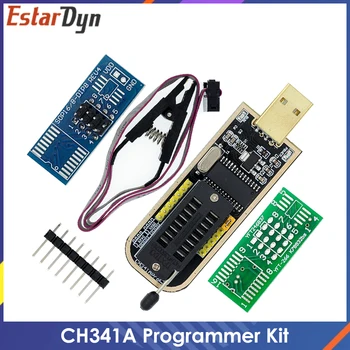 CH341A 24 25 Серия, EEPROM, Flash на BIOS от USB Програмист Модул + SOIC8 SOP8 Тест Скоба За EEPROM 93CXX/25CXX/24CXX САМ KIT