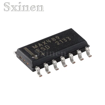 10 бр./ЛОТ MAX489ESD +T SOIC-14 чип на ниска мощност радиоприемник с ограничение на честотата на вибрации на RS-485/RS-422