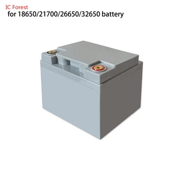 18650/21700 Литиево-йонна батерия 26650/32650 LiFePO4, Кутии За съхранение на Акумулаторни батерии Калъф 12V 24V 10Ah 15Ah 20Ah 30Ah Акумулаторни Елементи в Пластмасова кутия