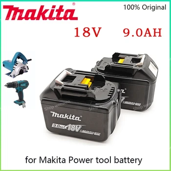 Преносимото Батерия 18V Makita 9.0 Ah BL1830 BL1830B BL1840 BL1840B BL1850 BL1850B Акумулаторна Батерия С Led Индикатор