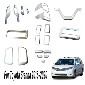 Авто Климатик На Изхода Вентилационна Рамка На Покрива Задната Лампа За Четене Довършителни Крушки Автоаксесоари За Toyota Sienna 2015 2016 2017-2020