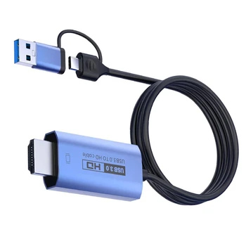 Конвертор HD 1080P 60HZ USB3.0 в съвместим преобразовательный кабел, резервни части, съвместими с Type-C