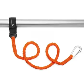Регулируема еластична каишка за каяк защитен плетене на една кука За гребане, сърф, спирално пръти, пръти за лодочной въже, кабел за риболовни принадлежности, дантела J8V4