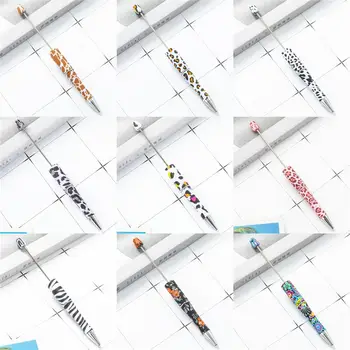 Леопардовые химикалки с цветен модел, мастило, химикалки, писалки със собствените си ръце, за студенти, учители, сватбен подарък на бала, Офис и ученически пособия